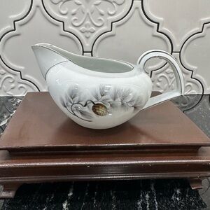 Vintage Noritake Kent China Silver Pine pattern creamer